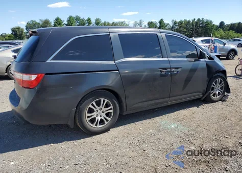2013 Honda Odyssey Ex from USA, damaged, VIN 5FNRL5H41DB001667